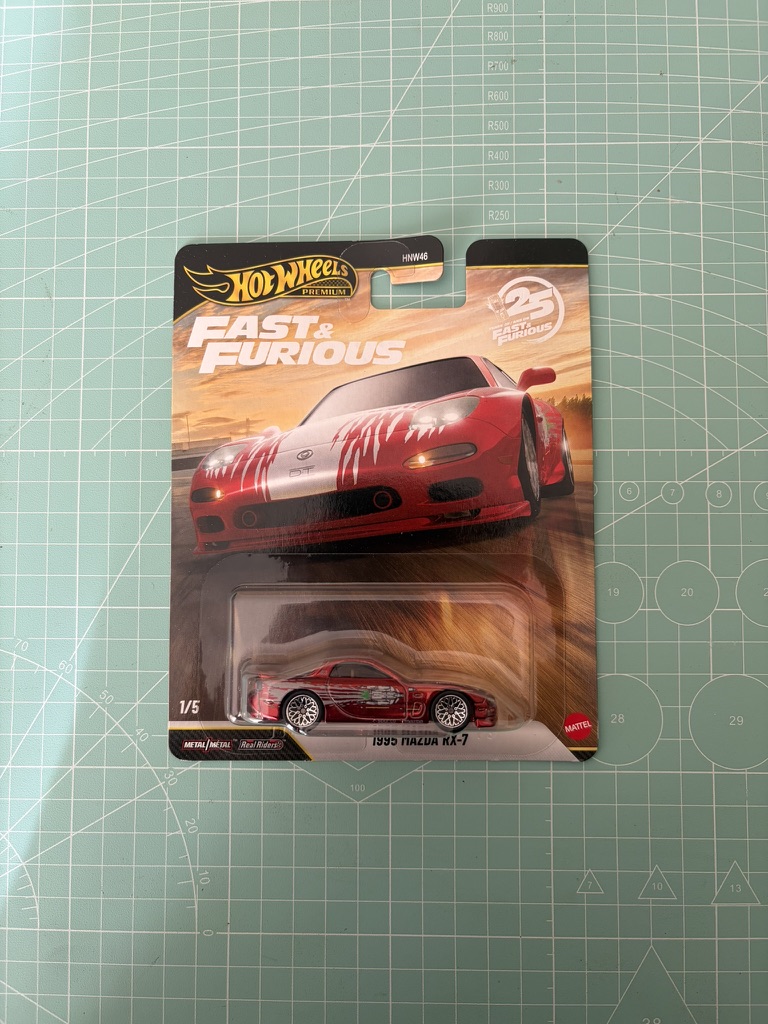 Hot wheels Premium 1995 Mazda RX-7 Velozes e Furiosos