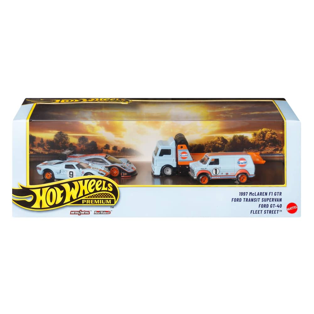 Hot Wheels Premium Collector Display Set Gulf